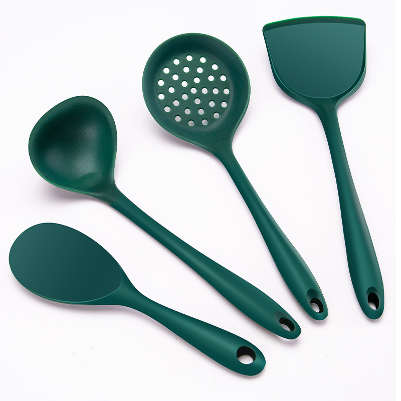 尚动旗舰店硅胶锅铲不粘锅专用铲炒菜铲子厨具家用食品级炒勺汤勺漏勺耐高温0