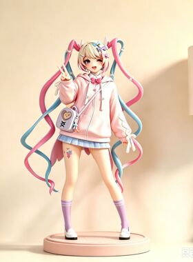 超天酱主播女孩美少女动漫周边GK手办模型潮玩摆件桌搭场景礼物