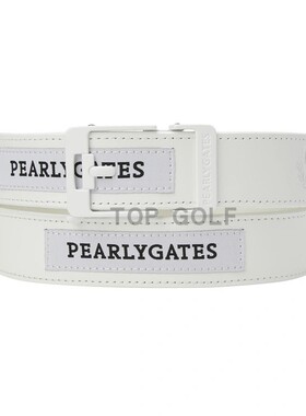 PEARLY GATES韩国代购PG高尔夫配饰26秋男女款字标半自动腰带皮带