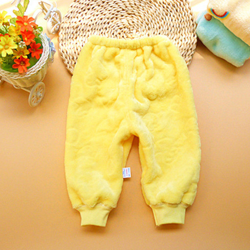新生婴儿珊瑚绒保暖裤子男女宝宝法兰绒长裤秋冬初生儿加绒暖暖裤,淘宝优惠券,粉丝福利购,淘宝优惠卷