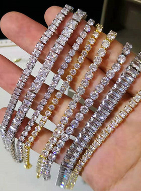 微镶锆石粉日常宴会百搭镀金