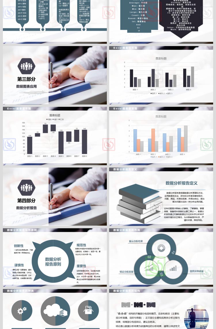 公司数据分析师培训课件PPT模板如何做好数据分析行业项目数据wps - 图0