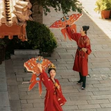 Новая национальная модная свадебная фотостудия, индивидуальная фотография в стиле династии Тан с реквизитом, красная золотая рыбка, воздушный змей