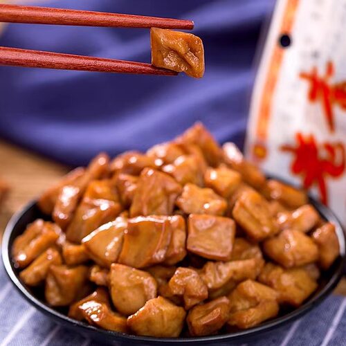 温州特产零食小吃老李五香干70g*10包 豆腐干豆干五香串 - 图0