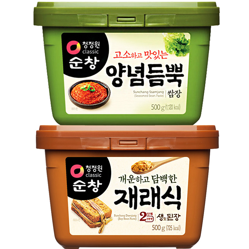 韩国进口清净园包饭酱大豆酱500g*2盒韩式烤肉生菜包饭蘸酱大酱汤 - 图3