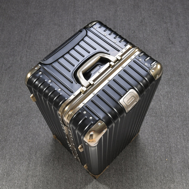 全铝镁合金拉杆箱大容量加厚款30寸托运行李箱32寸密码旅行箱网红