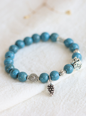 国风景德镇陶瓷醒狮手串吉祥年兽