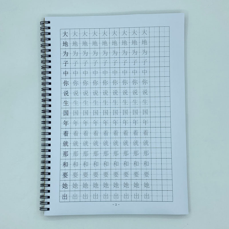 (定制字帖)宋体(电脑字体)1000常用字高频字 硬笔钢笔字帖