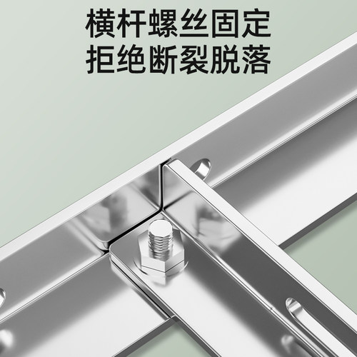 不锈钢空调外机支架304加厚托架子格力美的小米1.5P2匹通用三角架 - 图2