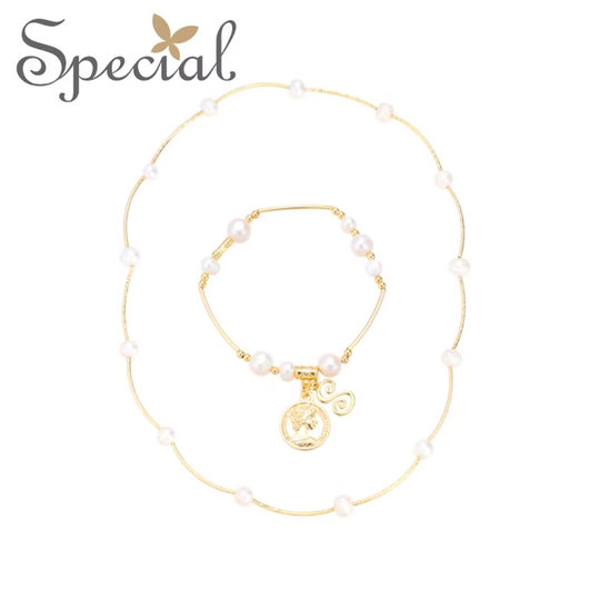 Special skin-lining multi-layered freshwater pearl bracelet for women