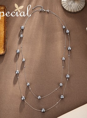 SPECIAL小众欧美风叠戴双层项链