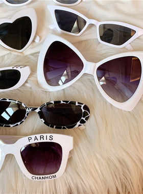 墨镜韩国小众凹造型太阳眼镜