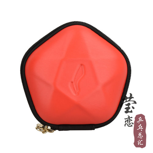 莹恋 李宁硬质乒乓球球盒3球装乒乓球收纳盒便携式挂链小球盒正品 - 图2