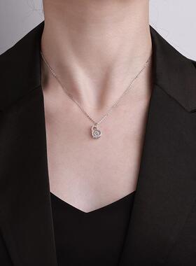 s925纯银葫芦项链女款锁骨链