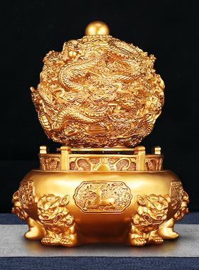 九转乾坤摆件聚宝盆镇宅鼎开业