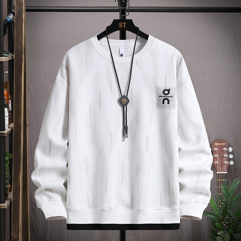 春秋季圆领卫衣男孩初中学生长袖打底衫青少年大童假两件T恤上衣,淘宝优惠券,粉丝福利购,淘宝优惠卷