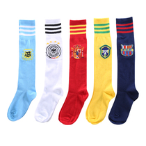 Childrens Long Sox Long cylinder overtaking knee Basad State Brazil Argentinas Real Madrid captain sports training football socks Sox Sox