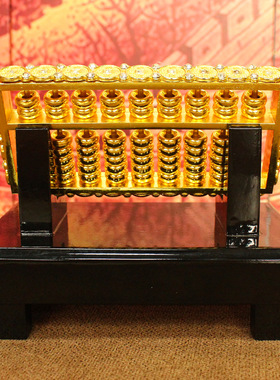 厂家现货合金镶钻算盘 合金算盘家居工艺品摆件 如意纳财算盘批发