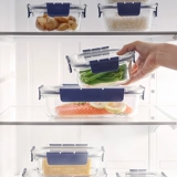 Лексиэле пряжка стекла коробки с пищевой коробкой ланч ланч Бенто вакуумный герметик фруктовый холодильник Специальный охлажденный офисный работник