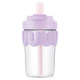 LOCK&LOCK heat-resistant glass milk cup with straw