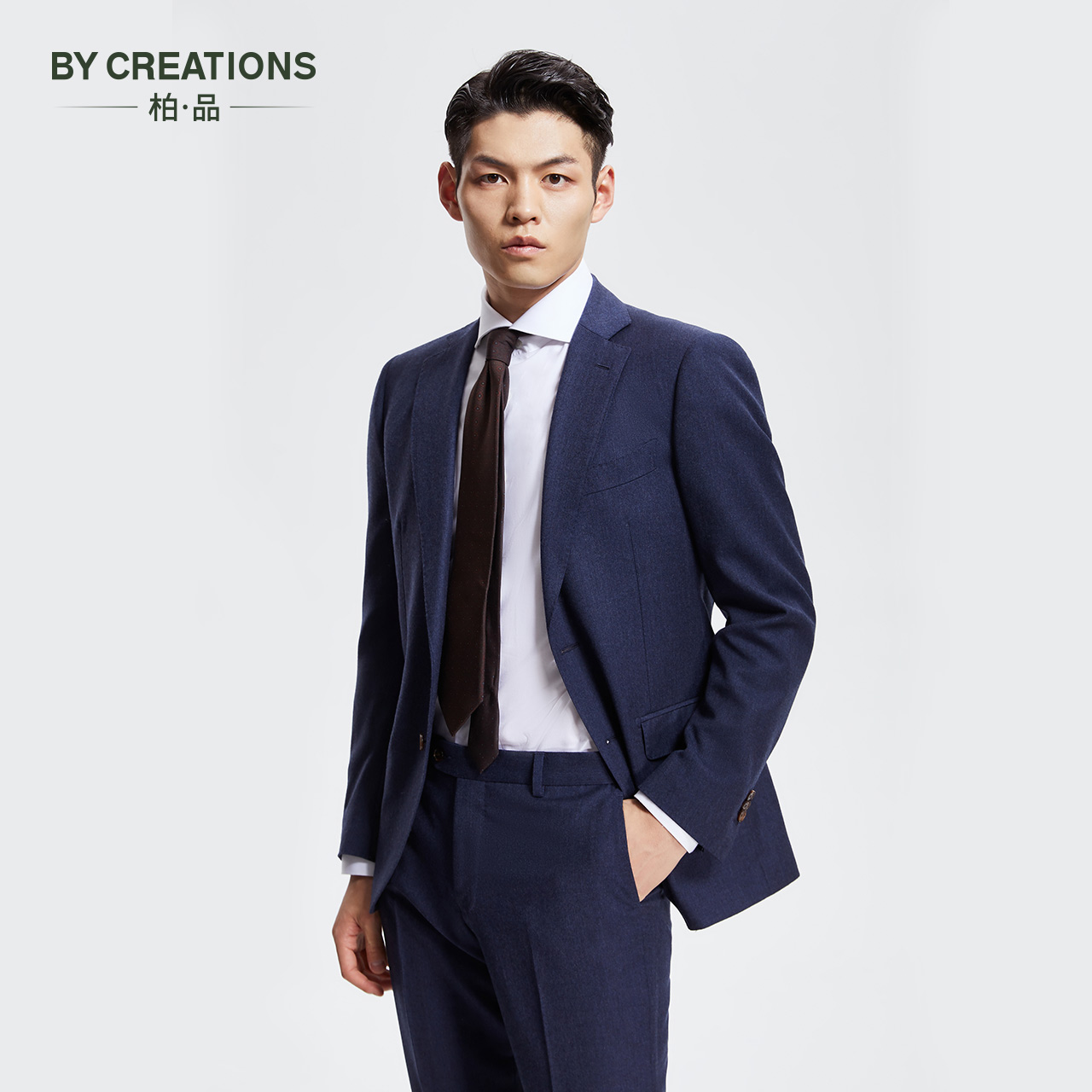 【羊毛单西福袋】柏品商务休闲西服外套男西装上衣正装外套秒杀 - 图0