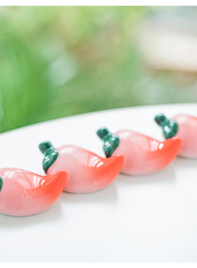 陶瓷筷架田园餐厅摆件