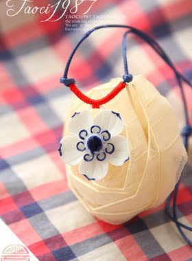 陶瓷饰品时尚风项链吊坠