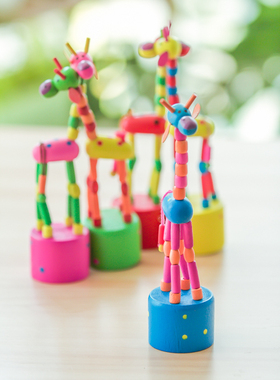 装饰品可爱风长颈鹿小动物摆件