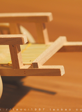 zakka仿古风大排板车家具模型