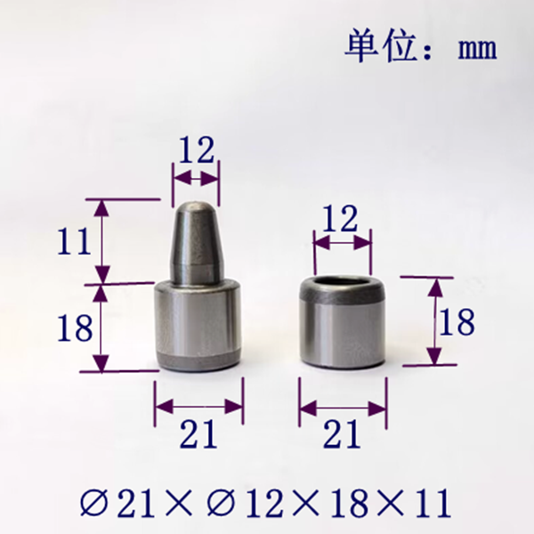 橡胶硅胶模具导柱导套21mm精准定位销套精密级模具配件导柱导套 - 图0