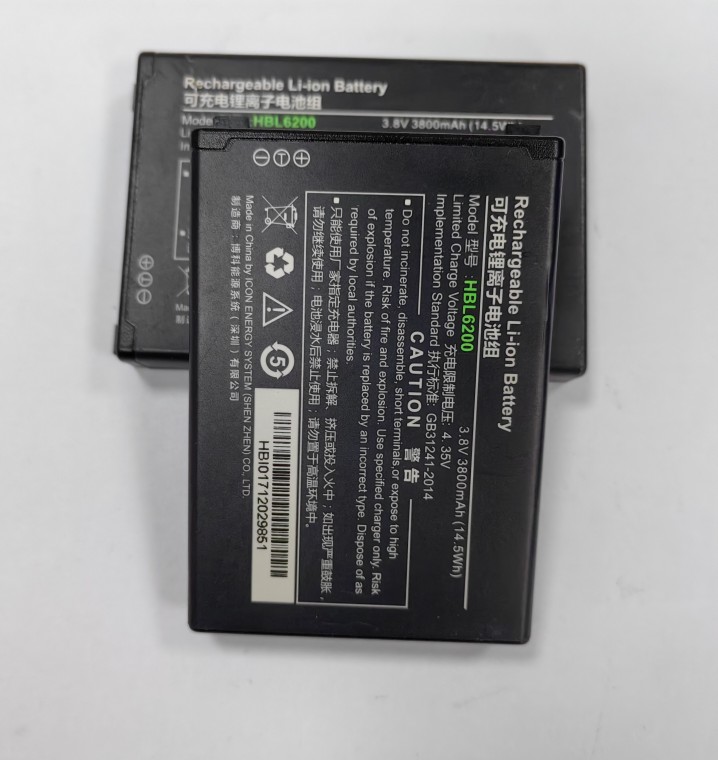 快递扫码枪配件HBL6200电池采集器PDA电池容量3800mAh3.8V - 图3