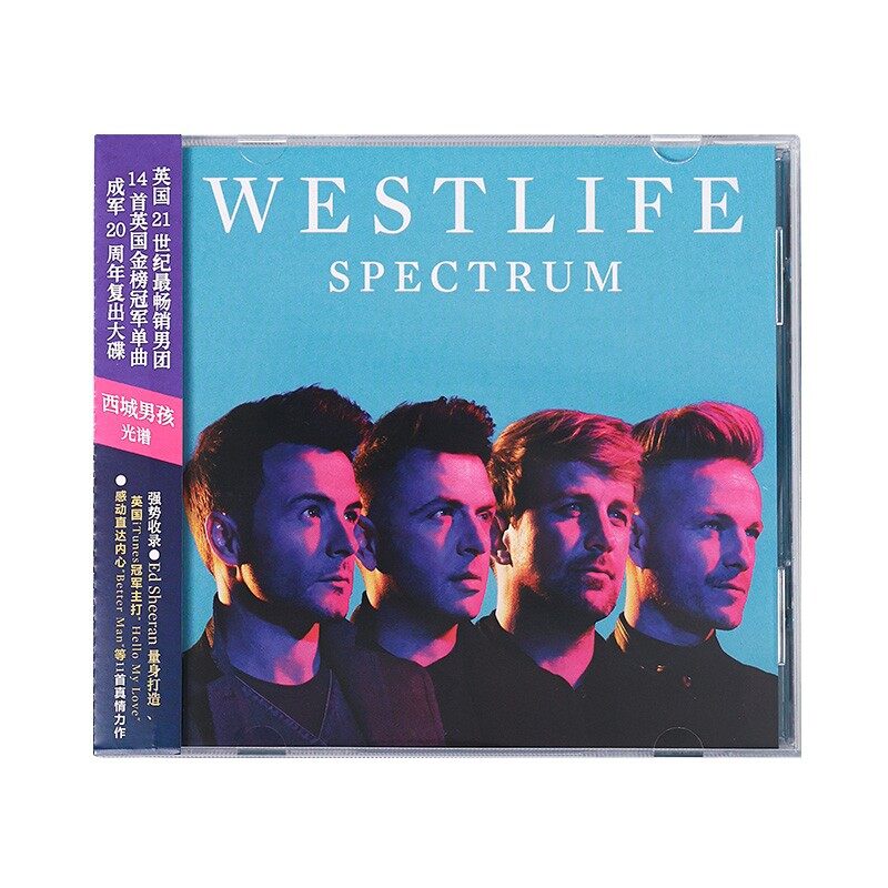 官方正版 Westlife西城男孩光谱 CD+歌词本流行音乐唱片周边-图0