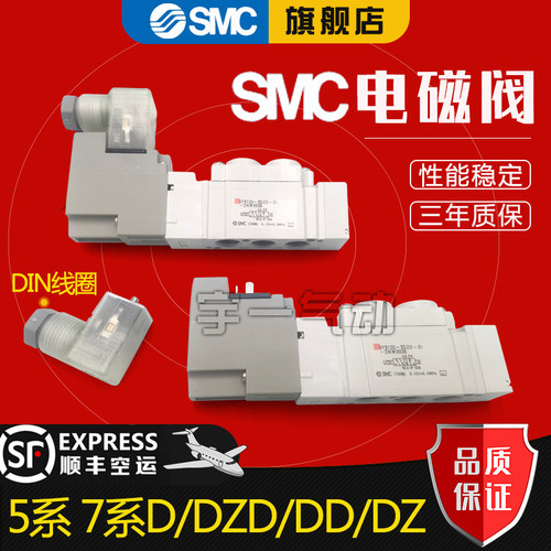 SMC原装正品电磁阀SY7120/7220/7320-4/5/6LZD/LZE/DZD/GZD-02/C8 - 图0
