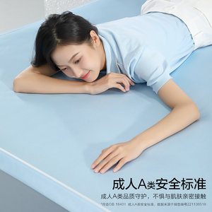 水星家纺A类冰丝席抗菌两/三件套可水洗冰丝凉席夏季家用床上用品