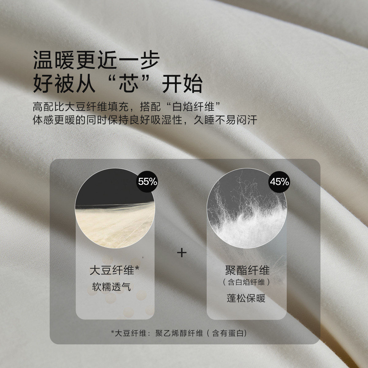 水星家纺A类抑菌大豆纤维被子保暖冬被春秋被轻奢家用四季被送礼,淘宝优惠券,粉丝福利购,淘宝优惠卷
