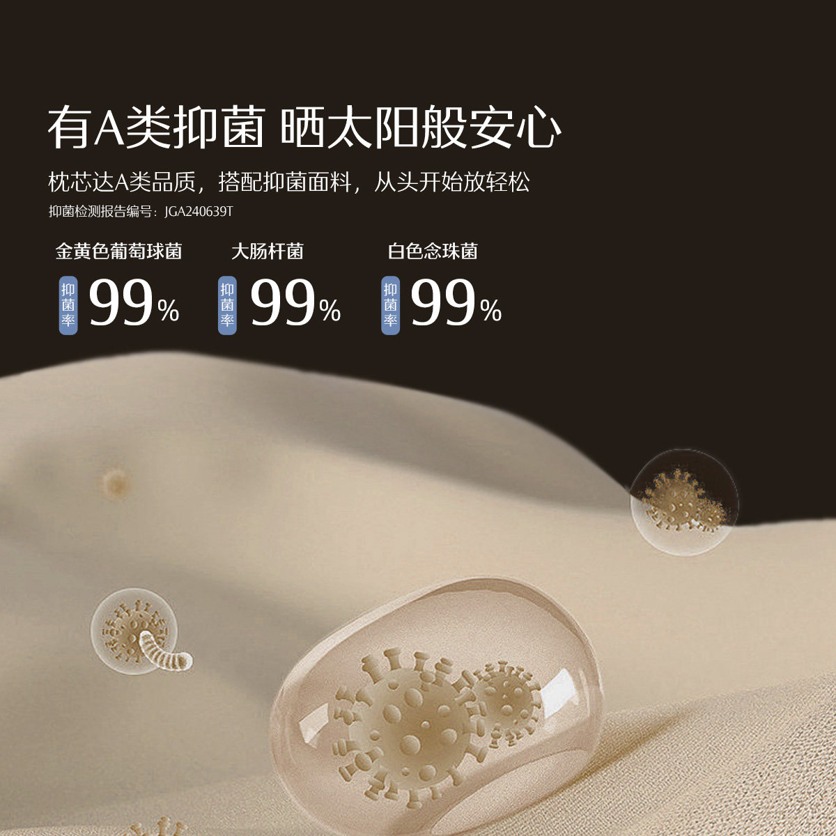 水星家纺对枕芯A类抑菌呵护颈椎高端蚕丝枕头一对装青桑有机蚕丝,淘宝优惠券,粉丝福利购,淘宝优惠卷