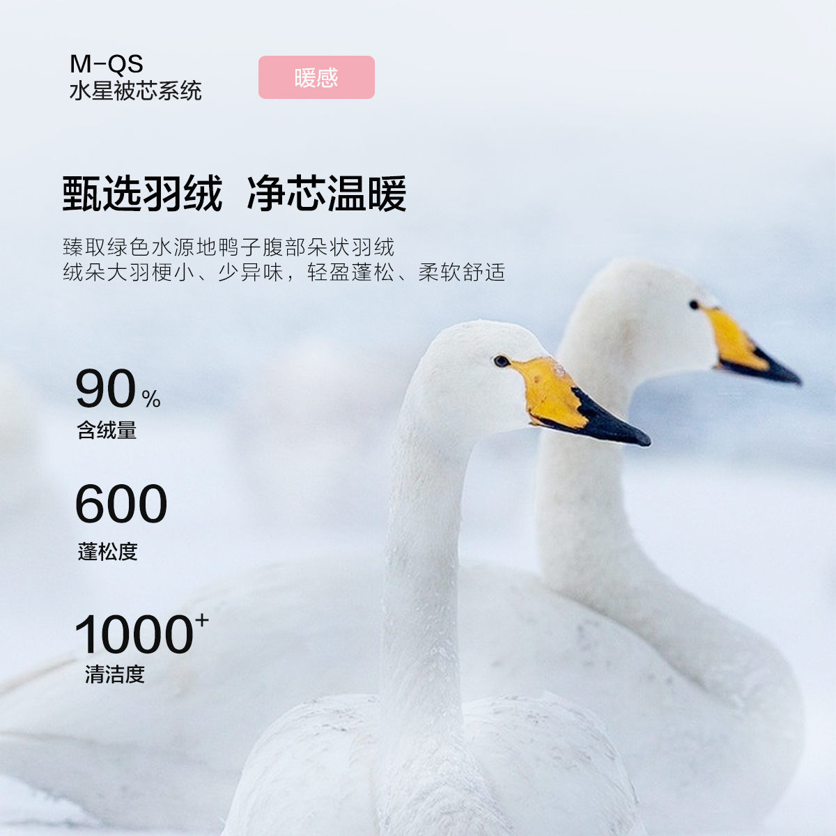 水星家纺90羽绒被冬季加厚保暖被子抗菌四季被芯春秋被冬被礼赠,淘宝优惠券,粉丝福利购,淘宝优惠卷