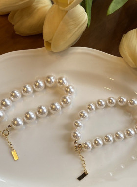 女珍珠百搭气质手链新款