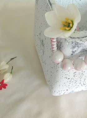 粉红色多层波西米亚风可调节手链