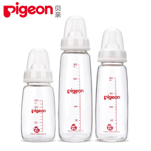 贝亲奶瓶玻璃标口奶瓶新生婴儿标准口径小宝宝奶瓶正品120-240ml - 图0