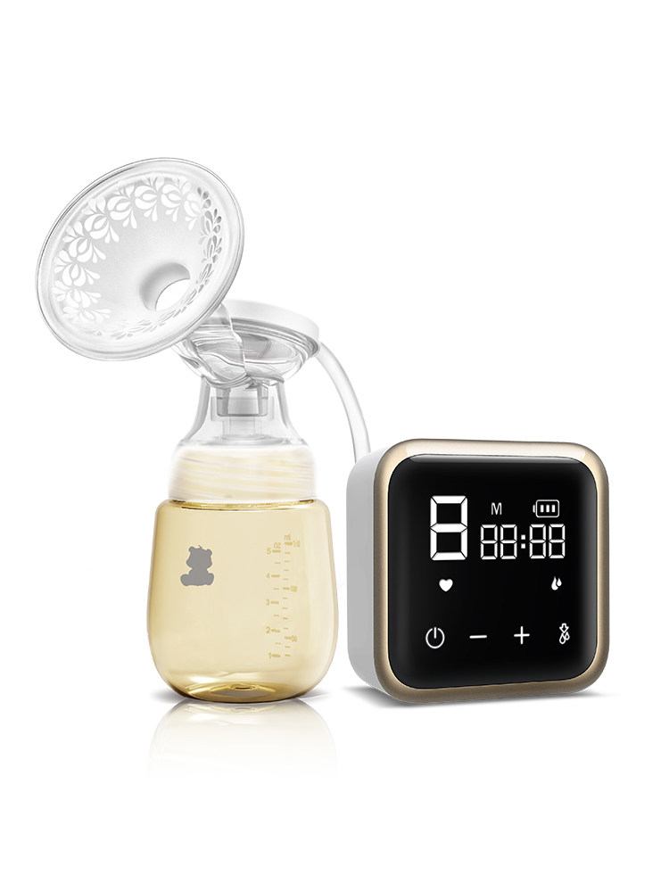 小白熊电动可充电按摩式催乳吸奶器 时殷母婴吸奶器