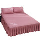 Bed skirt single piece dustproof bed cover anti-slip sheet cover