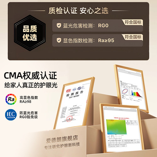 全光谱护眼led吸顶灯现代简约大气主卧室灯客厅房间北欧创意灯具 - 图0