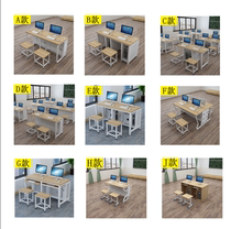 Custom school room Micro-machine room Double practical training room computer desk Single training course Desktop minimalist table and chair case