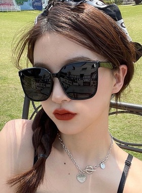 gm猫眼墨镜女款方圆脸显瘦2025新款太阳镜高级感ins防紫外线偏光