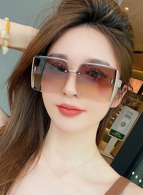 防紫外线防晒方形墨镜时尚潮流女