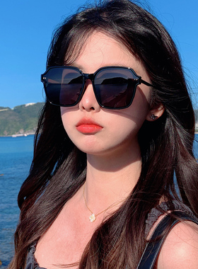 防紫外线防晒方形墨镜时尚潮流女