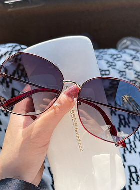 速发2复墨2年新款太防紫外线港式0古2镜潮风大脸