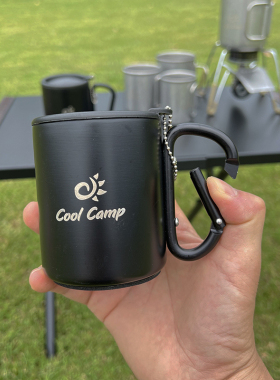 COOLCAMP户外露营不锈钢双层杯