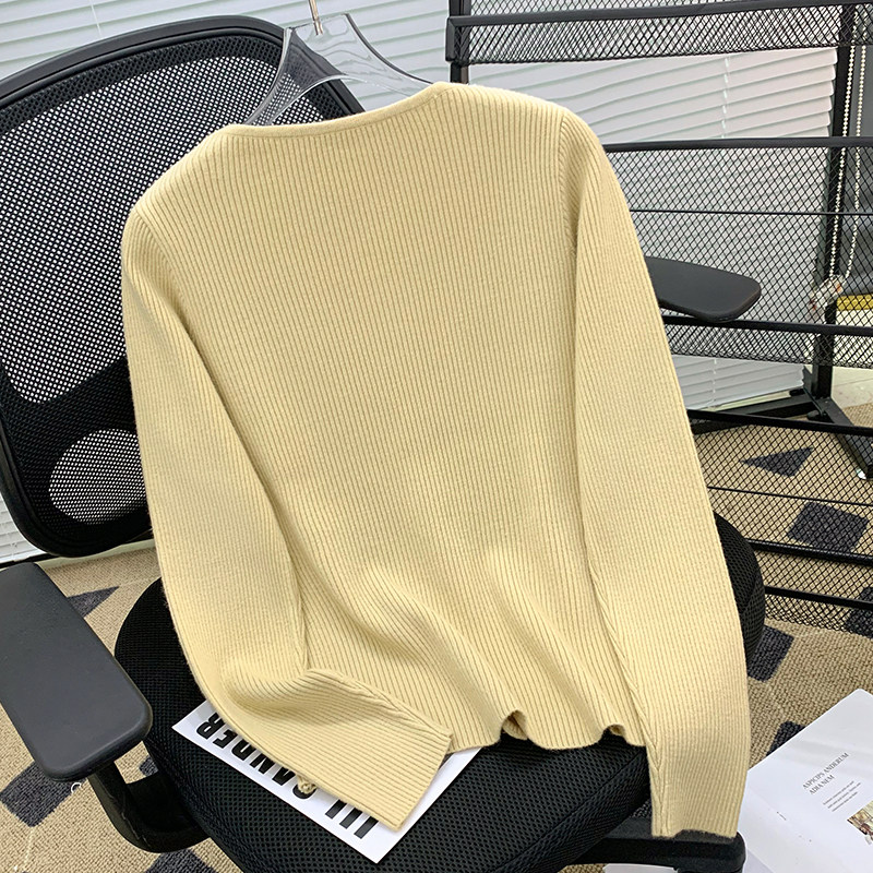 宽松显瘦【80-200斤】洋气小香风针织上衣女秋冬圆领时尚花边毛衣,淘宝优惠券,粉丝福利购,淘宝优惠卷